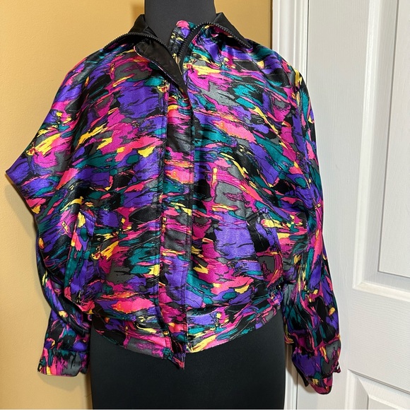 Women's Vintage reversible bomber jacket - Picture 3 of 12